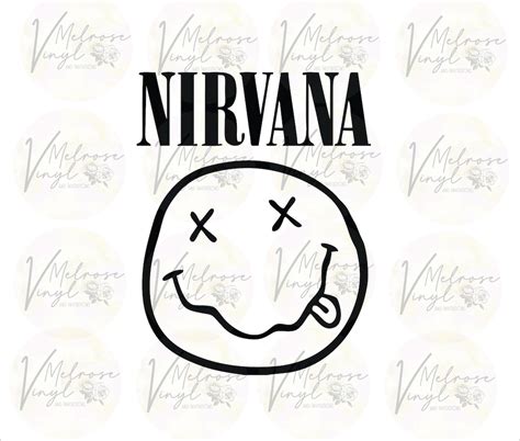 Nirvana Band Logo Vinyl Decal Sticker Grunge Rock Various Colors and ...