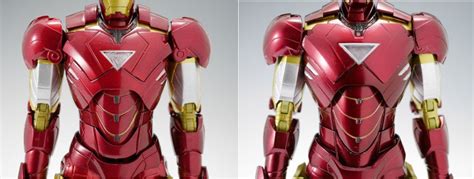 S.H. Figuarts Iron Man Mark VI Figure Comparison Photos! - Marvel Toy News