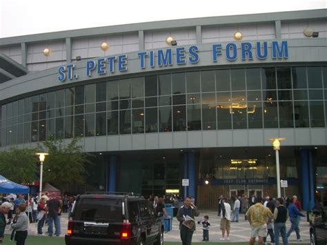 Tampa Bay Lightning hockey team's arena in Tampa, Florida | Tampa bay ...