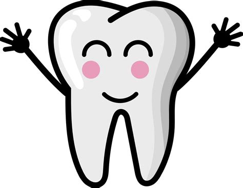 Teeth dental cute illustration set emoticon tooth icon sign teeth ...