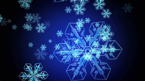 Snowflake animation for video backgrounds 14049778 Stock Video at Vecteezy