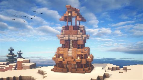 Minecraft | Watchtower Idea | How to Build a Watchtower Tutorial - YouTube