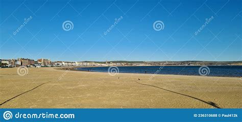 Weymouth Bay Beach stock photo. Image of cape, shore - 236310688