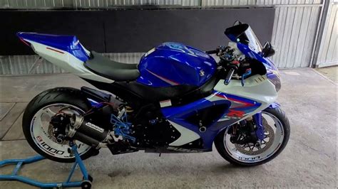 Suzuki GSX-R 1000 K7/K8 Bodis Exhaust - YouTube