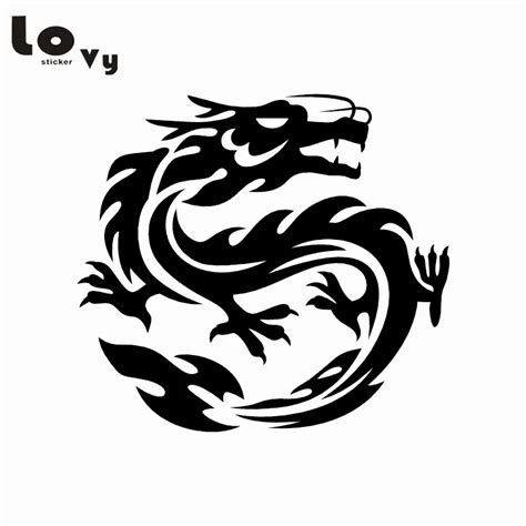 Chinese Dragon Vinyl Car Sticker Art Decals Decorative Graphics Auto Stickers-in Car Stickers ...