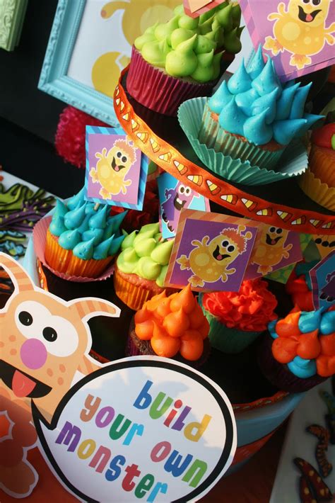 Kara's Party Ideas Colorful Monster Bash Party | Kara's Party Ideas