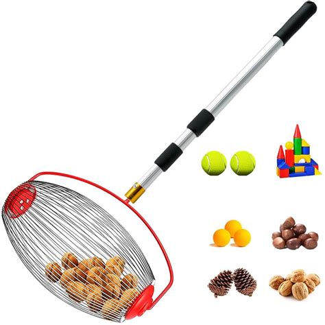 HASTHIP® 128cm Nut Collector, Fruit Picker for Walnuts, Fruits, Golfba – Hasthip