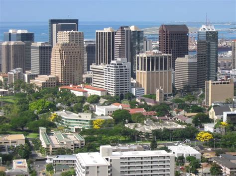 Downtown Honolulu by fusionpanda on DeviantArt