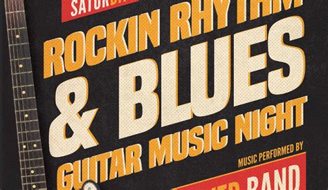 Rockin Rhythm & Blues Guitar Music Night - James Oliver Band - Sat 11th Mar - Creative ...