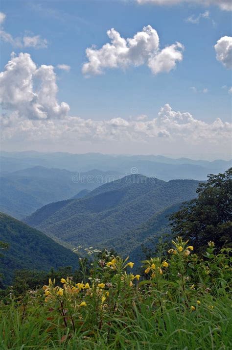 Blue Ridge Parkway, North Carolina Stock Photo - Image of ridge, yellow ...