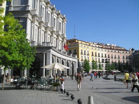 Plaza de Oriente - Famous Landmark in Madrid Spain