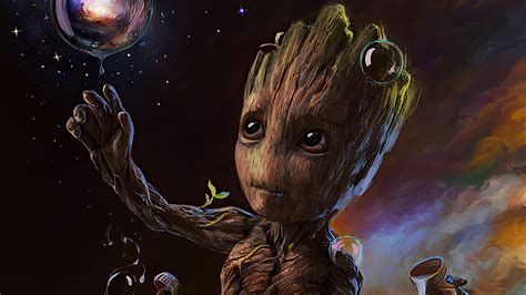 Baby Groot 2020 Art Wallpaper,HD Superheroes Wallpapers,4k Wallpapers ...