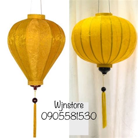 Đèn lồng Vàng Hội An (20cm-30cm-45cm) Treo Tết | Shopee Việt Nam