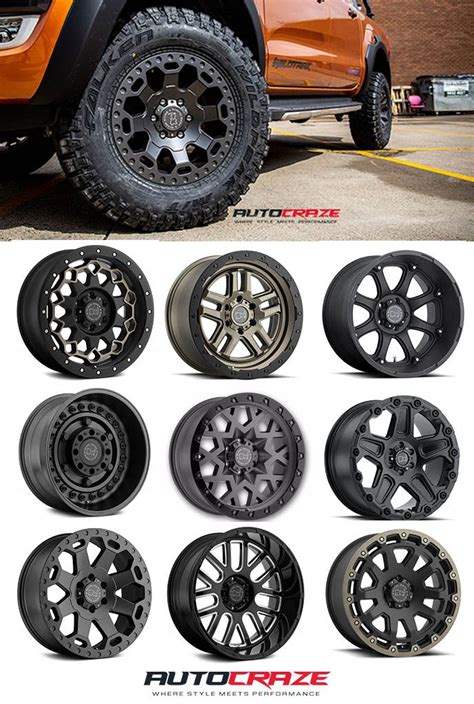 Ford Ranger Wheels And Tyres | 4x4 Aftermarket Ranger Rims | Autocraze 1800 099 634