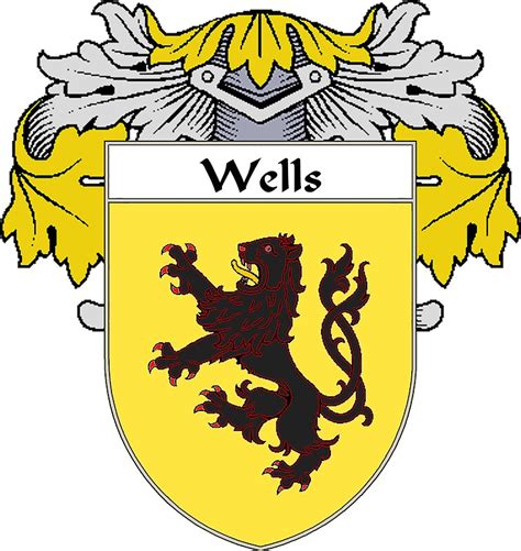 "Wells Coat of Arms / Wells Family Crest" Stickers by William Martin ...