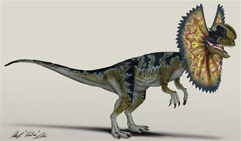 Jurassic Park Dilophosaurus by NikoRex on DeviantArt