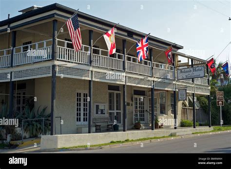 Island Hotel, Cedar Key, Florida Stock Photo - Alamy