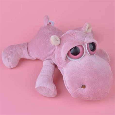 25cm Lying Pink Hippo Plush Toy, Cute Baby/ Kids Gift Plush Toy Free Shipping-in Stuffed & Plush ...