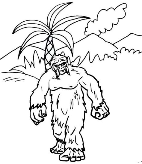 Printable Yeti Coloring Pages PDF - Coloringfolder.com | Coloring pages ...