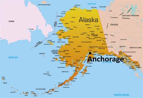 Where is Anchorage? - Anchorage Map - Map of Anchorage - TravelsMaps.Com