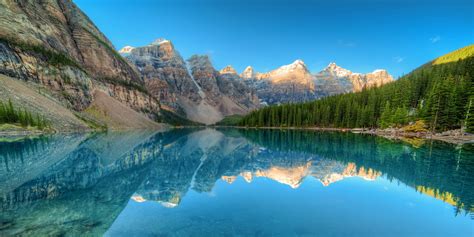 Moraine Lake, Alberta, Canada - 1 km2 - Facts, Map, Activities