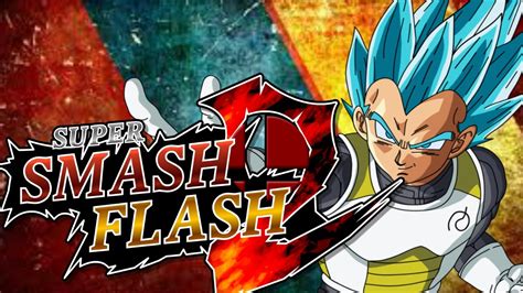 Super Smash Flash 2 Mod de Vegeta SSGS - YouTube