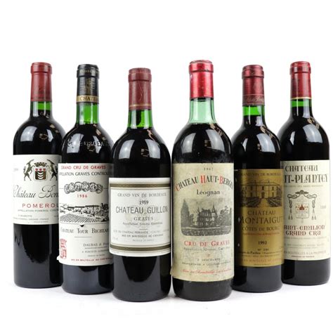 Assorted Bordeaux Red Wines 6x75cl | Wine Auctioneer