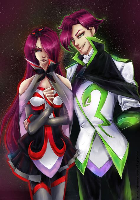 Praxina and Mephisto by SpookyLoopShouta on DeviantArt