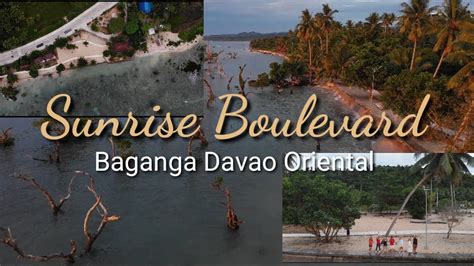 Sunrise Boulevard Aerial View | Baganga Davao Oriental | Merz BartEng - YouTube