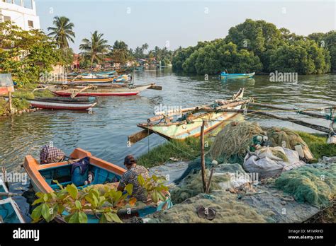 Negombo Lagoon, Niederländischen Canal, Negombo, Colombo, Western ...