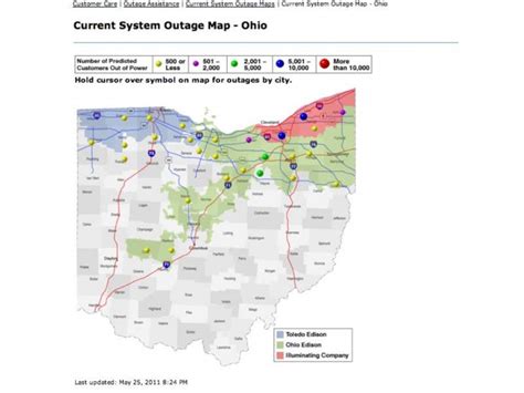 Ohio Edison Power Outage Map