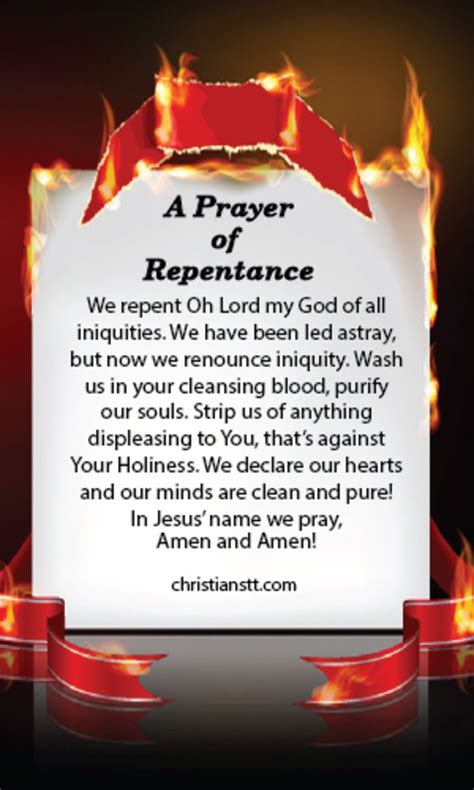 Prayers of Repentance and Reconciliation - ChristiansTT | Repentance, Prayers, Prayer scriptures