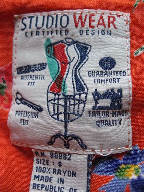 Studio Wear ~ Romper Alert! | Woven labels, Vintage tags, Label woven