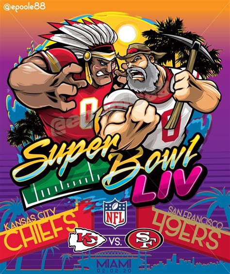 The 54th NFL Super Bowl: Kansas City Chiefs v. San Francisco Forty Niners #NFL #SuperBowl | Nfl ...