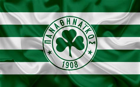 Download Emblem Logo Soccer Panathinaikos F.C. Sports 4k Ultra HD Wallpaper