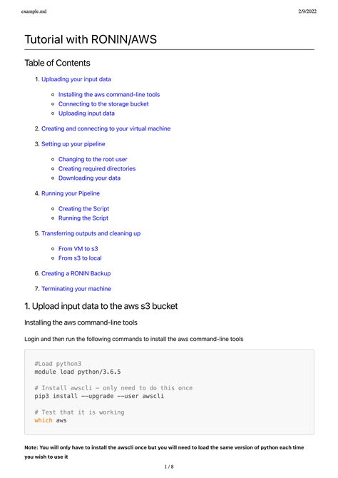 Documenting Your Workloads With Markdown