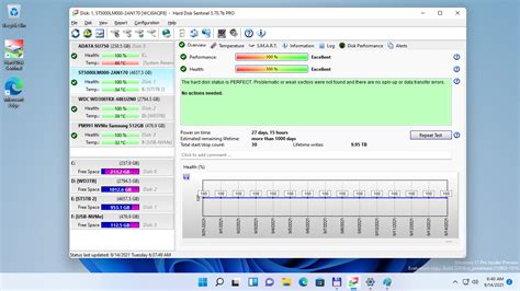 Hard Disk Sentinel Professional screenshots