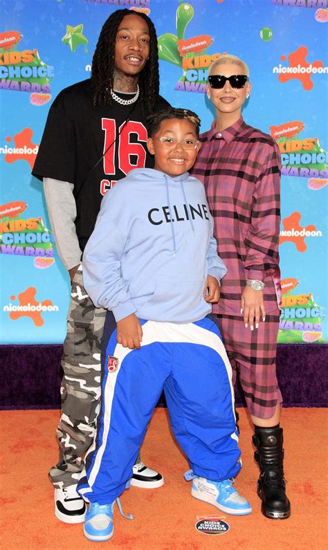 Wiz Khalifa, Ex-Wife Amber Rose and Son Sebastian Taylor Thomaz Make Fashionable Appearance at ...