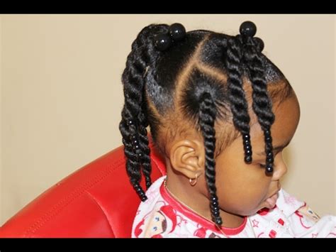 TODDLER: Natural Hair (TWO STRAND TWIST) - YouTube