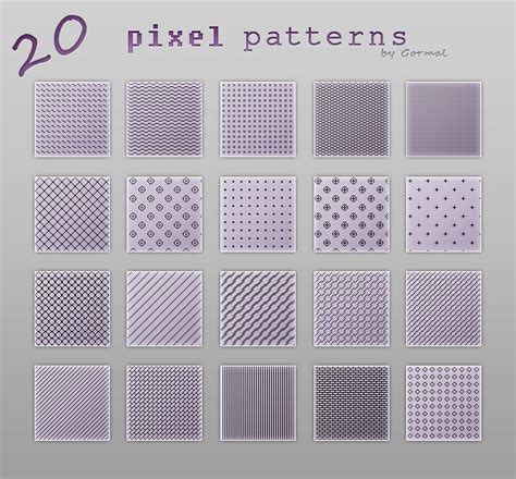 Pixel patterns by Gormal on DeviantArt