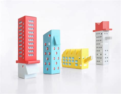 PLAYFUL PAPER MODEL ARCHITECT BUILDING KITS