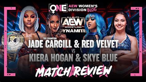 Jade Cargill & Red Velvet vs Kiera Hogan & Skye Blue - AEW.ONE