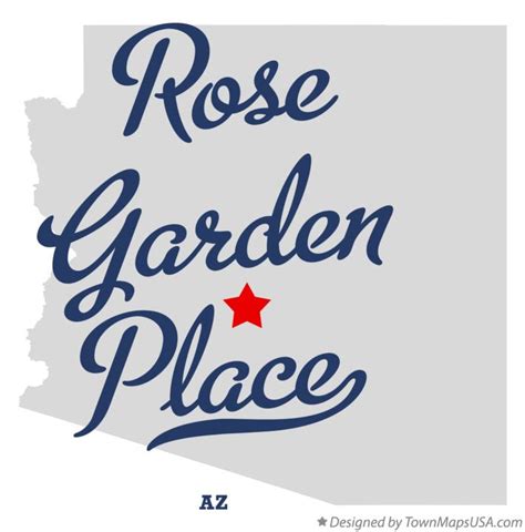 Map of Rose Garden Place, AZ, Arizona