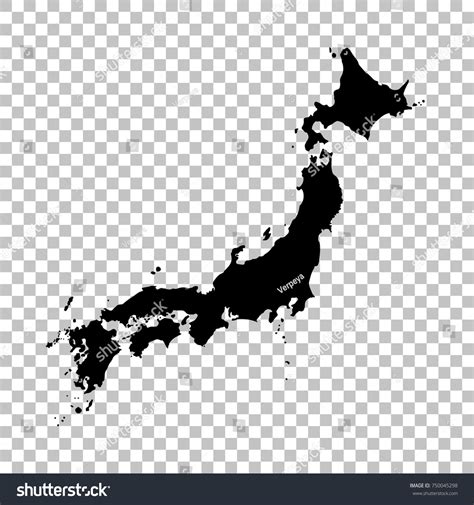 Vector Map Japan Isolated Vector Illustration: vector de stock (libre ...