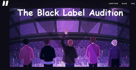 The Black Label Audition 2024 Global Registration, Official Website
