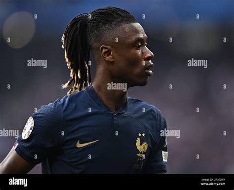 PARIS, FRANCE - JUNE 19: Head shot, Eduardo Camavinga of France during ...