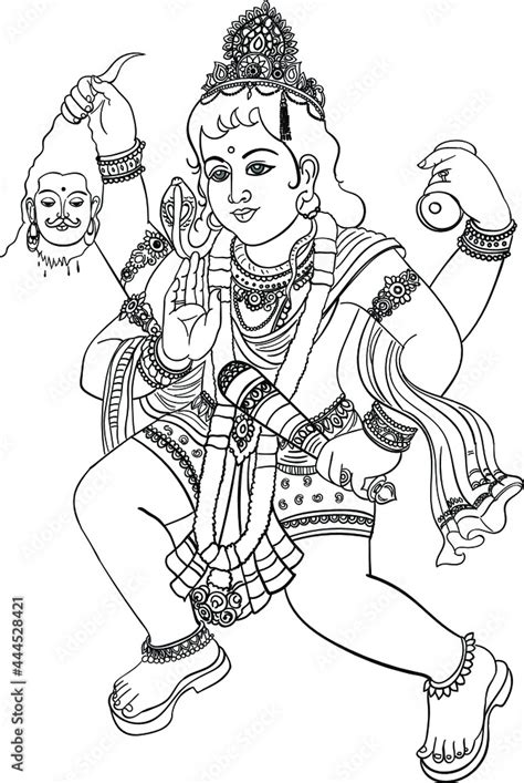 Hindu God Images Black And White