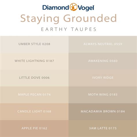 Earthy taupe paint colors for your whole home. Warm, understated color ...