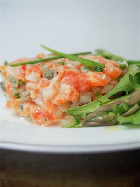 Salmon tartare - Caroline's Cooking