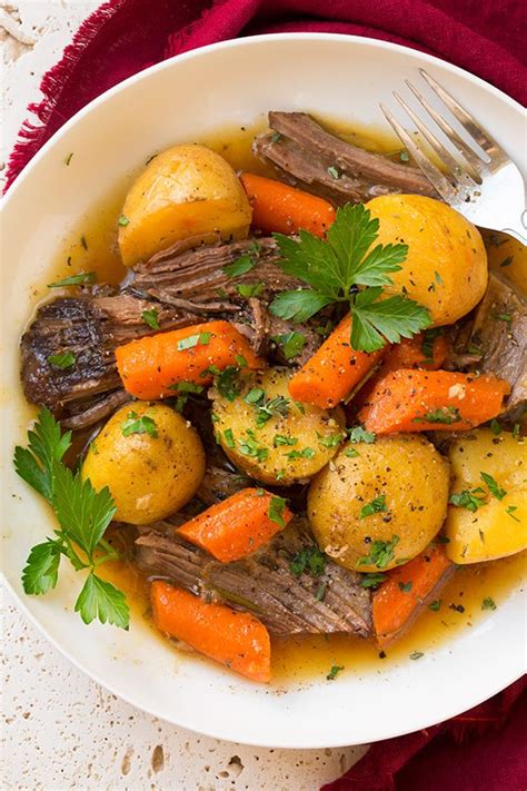 Roast Beef With Potatoes And Carrots - Traditional Beef Pot Roast With ...